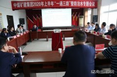 中煤矿建集团召开2020年上半年“一通三防”、防治水专题会议
