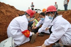 潞安焦化：开展“土方坍塌”事故应急演练