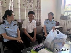 哈巴河执法大队：情系驻村干部 双节慰问暖人心