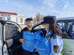 北屯执法大队：清明坚守保畅通 普法宣传护平安